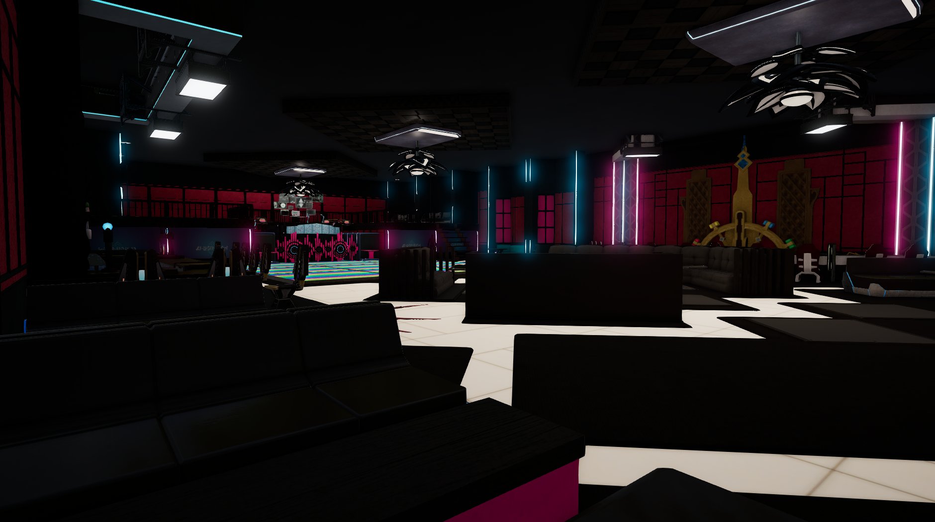 Dance floor view